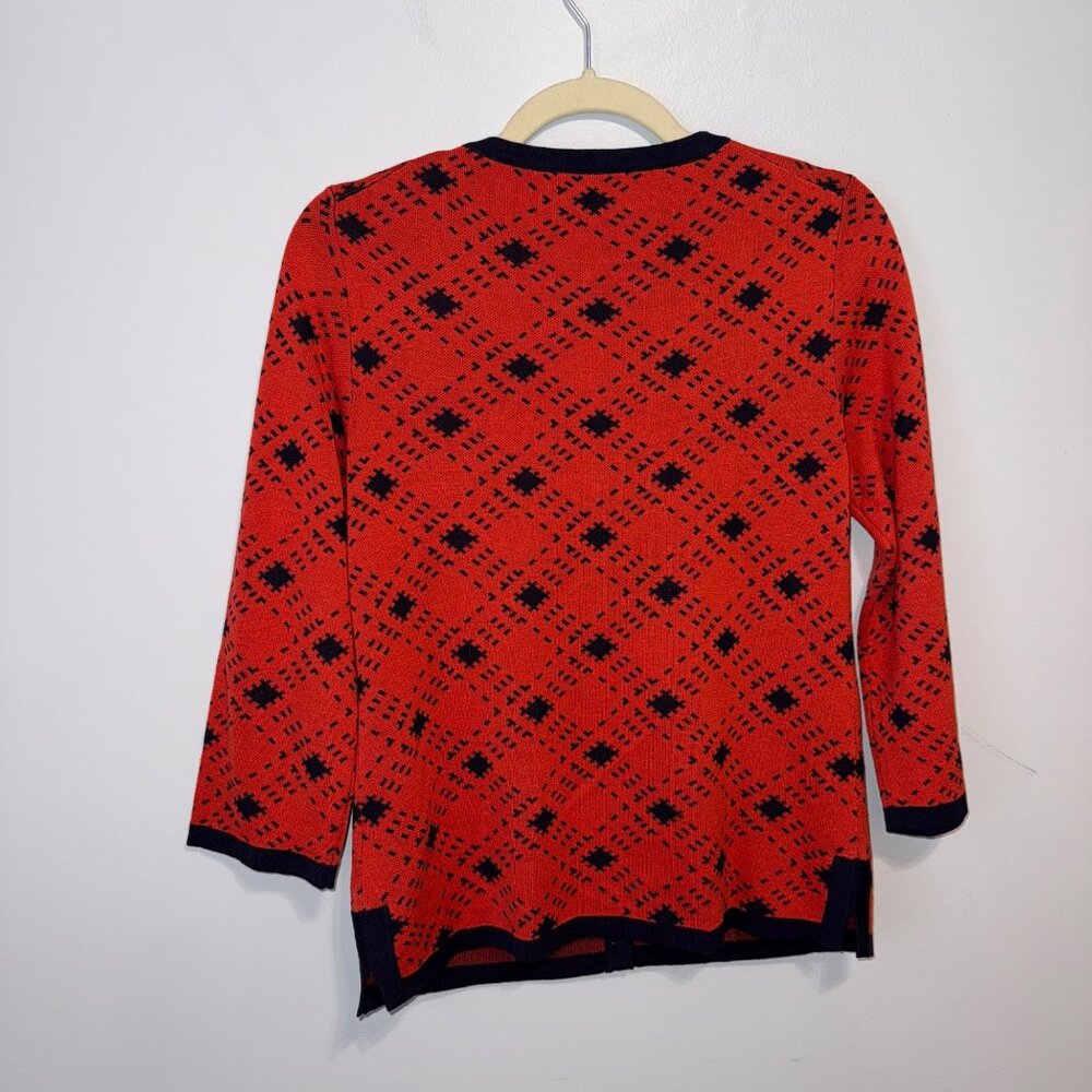 Pendleton Womens Geometric Pattern Cardigan Sweat… - image 8